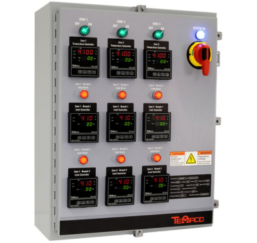 Temperature Control Panel with PID Controller manufactured by Rising Control Solutions in Noida