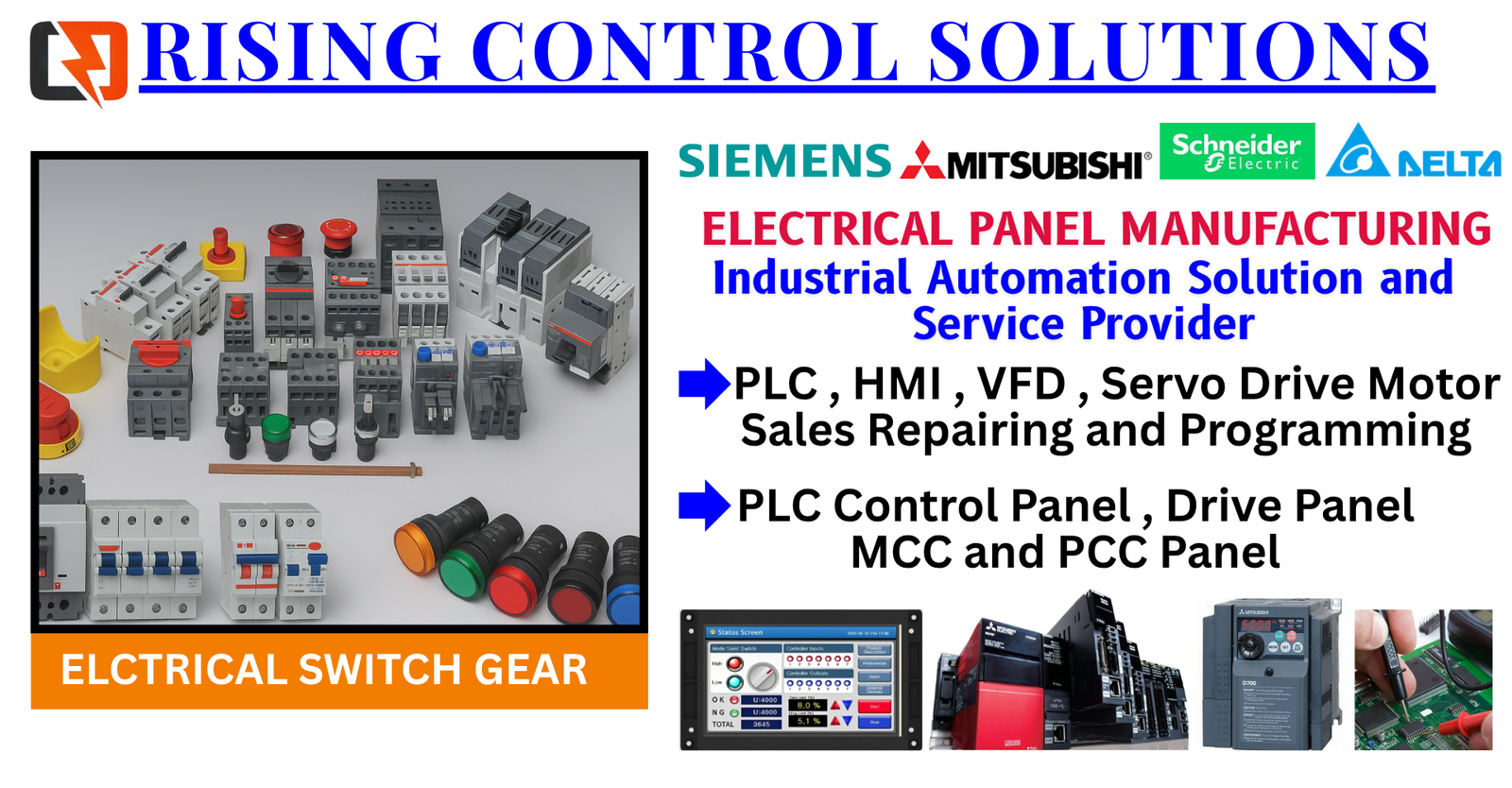 electronic_card_repairing manufactured by Rising Control Solutions in Noida